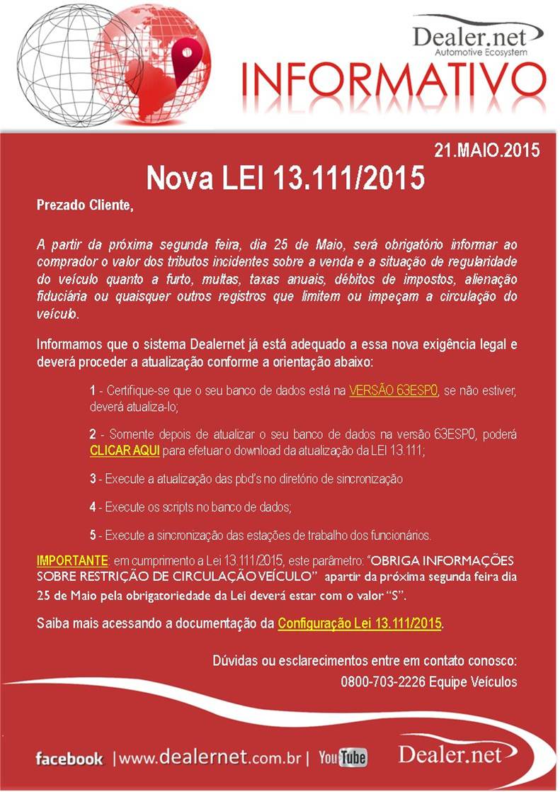 Arquivo:CPD e TI - ATUALIZACAO DEALERNET NOVA LEI 13.111-052015.jpg